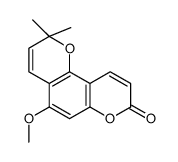 5-methoxy-2,2-dimethylpyrano[2,3-h]chromen-8-one_731-75-9