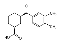 CIS-3-(3,4-DIMETHYLBENZOYL)CYCLOHEXANE-1-CARBOXYLIC ACID_735269-86-0