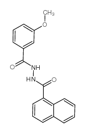 1-(3-Methoxybenzoyl)-2-(1-Naphthoyl)Hydrazine_73941-12-5