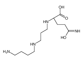 (2S)-5-amino-2-[3-(4-aminobutylamino)propylamino]-5-oxopentanoic acid_74141-49-4