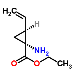 Cyclopropanecarboxylic acid,1-amino-2-ethenyl-,ethylester,(1R,2S)-(9CI)_746657-36-3