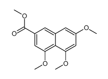 Methyl 4,5,7-trimethoxy-2-naphthoate_74694-98-7