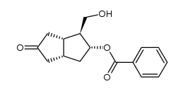 (1R,5S,6S,7R)-7-Benzoyloxy-6-hydroxymethylbicyclo[3,3,0]octan-3-one_74842-93-6