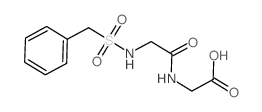 2-[[2-(benzylsulfonylamino)acetyl]amino]acetic acid_7512-45-0