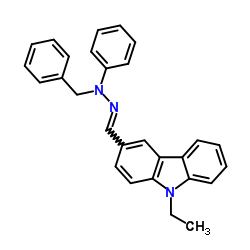 9-Ethyl-3-(N-benzyl-N-phenylhydrazonomethyl)carbazole_75238-79-8