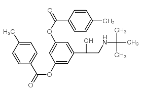 [3-[2-(tert-butylamino)-1-hydroxyethyl]-5-(4-methylbenzoyl)oxyphenyl] 4-methylbenzoate_75626-99-2