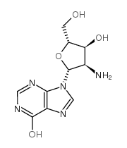 9-[(2R,3R,4S,5R)-3-amino-4-hydroxy-5-(hydroxymethyl)oxolan-2-yl]-3H-purin-6-one_75763-51-8