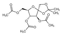 1,2-O-ISOPROPYLIDENE-β-D-FRUCTOFURANOSE 3,4,6-TRIACETATE_76512-89-5