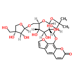Heraclenol 3'-O-[beta-D-apiofuranosyl-(1-6)-beta-D-glucopyranoside]_765316-44-7