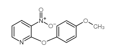 2-(4-methoxyphenoxy)-3-nitropyridine_76893-48-6