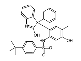 4-tert-butyl-N-[5-hydroxy-4-methyl-2-(2-oxo-3-phenyl-1H-indol-3-yl)phenyl]benzenesulfonamide_783324-18-5
