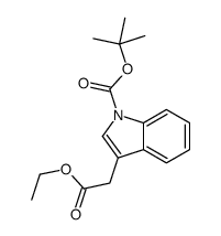 tert-butyl 3-(2-ethoxy-2-oxoethyl)indole-1-carboxylate_786647-50-5