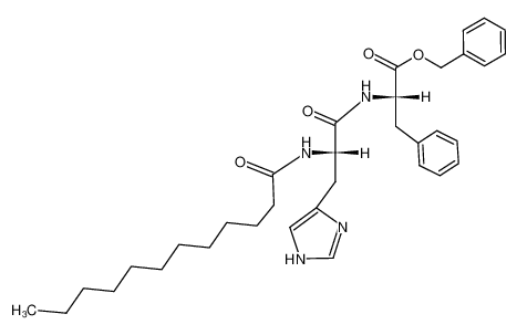 N-lauroyl-L-histidyl-L-phenylalanine benzyl ester_79416-19-6