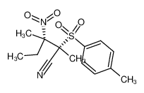 2,3-dimethyl-3-nitro-2-tosylpentanenitrile_79424-86-5