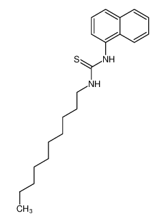 Thiourea, N-decyl-N'-1-naphthalenyl-_79425-10-8