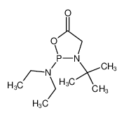 2-diethylamino-3-tert-butyl-1,3,2-oxaazaphospholan-5-one_79425-61-9