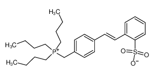 1-styryl-4-(tributylphosphoniomethyl)benzol-2'-sulfonat_79429-00-8