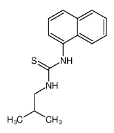 N-isobutyl-N'-[1]naphthyl-thiourea_79443-32-6