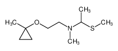 N-methyl-2-(1-methylcyclopropoxy)-N-(1-(methylthio)ethyl)ethan-1-amine_794504-51-1