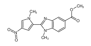 methyl 2-(4-nitro-1-methylpyrrole-2-yl)-1-methylbenzimidazole-5-carboxylate_794513-94-3
