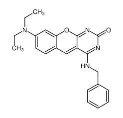 4-(benzylamino)-8-(diethylamino)-2H-chromeno[2,3-d]pyrimidin-2-one_794517-62-7