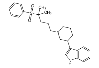 1H-Indole, 3-[1-[4-methyl-4-(phenylsulfonyl)pentyl]-3-piperidinyl]-_794533-19-0