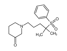 1-(4-benzenesulfonyl-4-methylpentyl)-3-piperidinone_794533-76-9