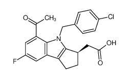 [(R)-5-Acetyl-4-(4-chloro-benzyl)-7-fluoro-1,2,3,4-tetrahydro-cyclopenta[b]indol-3-yl]-acetic acid CAS:794535-36-7 manufacturer & supplier