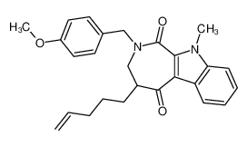 2-(4-methoxybenzyl)-10-methyl-4-(4-pentenyl)-3,4-dihydroazepino[3,4-b]indole-1,5(2H,10H)-1,5-dione_794547-79-8