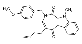 4-(3-butenyl)-2-(4-methoxybenzyl)-10-methylazepino[3,4-b]indole-1,5(2H,10H)-1,5-dione_794547-87-8