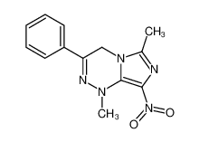 1,6-Dimethyl-8-nitro-3-phenyl-1,4-dihydro-imidazo[5,1-c][1,2,4]triazine_79457-02-6