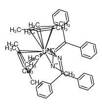 (pentamethylcyclopentadienyl)2U(η2(N,N')-CH3NN=CPh2)(1-)_794587-55-6