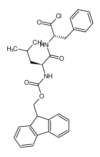 (9H-fluoren-9-yl)methyl ((S)-1-(((S)-1-chloro-1-oxo-3-phenylpropan-2-yl)amino)-4-methyl-1-oxopentan-2-yl)carbamate_794589-74-5