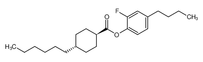 4-butyl-2-fluorophenyl (1s,4r)-4-hexylcyclohexane-1-carboxylate_79459-29-3