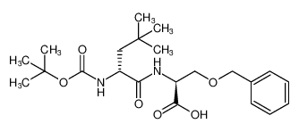 O-benzyl-N-((R)-2-((tert-butoxycarbonyl)amino)-4,4-dimethylpentanoyl)-L-serine_794593-27-4