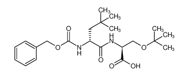 N-((R)-2-(((benzyloxy)carbonyl)amino)-4,4-dimethylpentanoyl)-O-(tert-butyl)-L-serine_794593-30-9