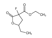 5-ethyl-3-fluorotetrahydro-2-oxo-furancarboxylic acid ethyl ester_79462-80-9
