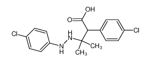 2-(4-Chloro-phenyl)-3-[N'-(4-chloro-phenyl)-hydrazino]-3-methyl-butyric acid_79481-71-3