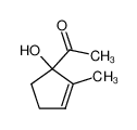 1-(1-Hydroxy-2-methyl-cyclopent-2-enyl)-ethanone_79487-64-2
