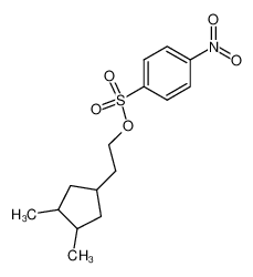 2-(3.4-Dimethyl-cyclopentyl)-1-(4-nitro-benzolsulfonyloxy)-aethan_795-78-8