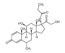 11β,21-dihydroxy-6α-methyl-17α-propionyloxy-1,4-pregnadiene-3,20-dione_79512-61-1