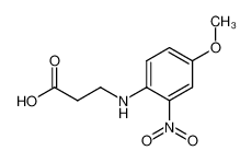 N-(methoxy-4' nitro-2' phenyl)-β-alanine_79514-58-2