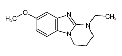 1-Ethyl-8-methoxy-1,2,3,4-tetrahydro-benzo[4,5]imidazo[1,2-a]pyrimidine_79514-63-9