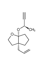 (3aR,6aR)-3a-allyl-6a-(((R)-but-3-yn-2-yl)oxy)hexahydro-2H-cyclopenta[b]furan_795279-55-9