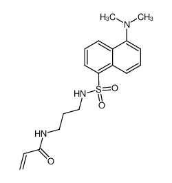 N-[3-[[[5-(N,N-dimethylamino)-1-naphthalenyl]sulfonyl]amino]propyl]-2-propenamide_795289-82-6