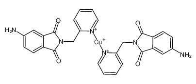 [copper(I) (2-(4'-aminophthalimidomethyl)pyridine)2](1+)_795297-15-3