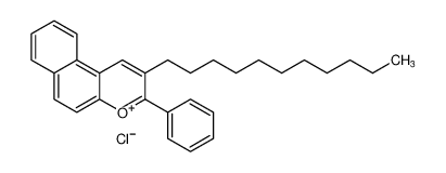 Naphtho[2,1-b]pyrylium, 3-phenyl-2-undecyl-, chloride_795297-81-3