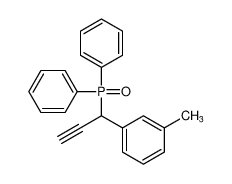Phosphine oxide, [1-(3-methylphenyl)-2-propynyl]diphenyl-_795300-07-1
