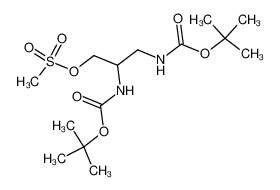 1,2-di(t-butoxycarbonylamino)-3-methanesulphonyloxypropane_79544-87-9