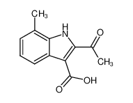 2-acetyl-7-methyl-1H-indole-3-carboxylic acid_79552-59-3